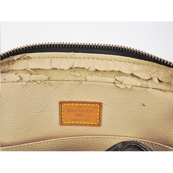 Louis Vuitton Monogram Toiletry Bag in Brown and Gold - Picture 10 of 16